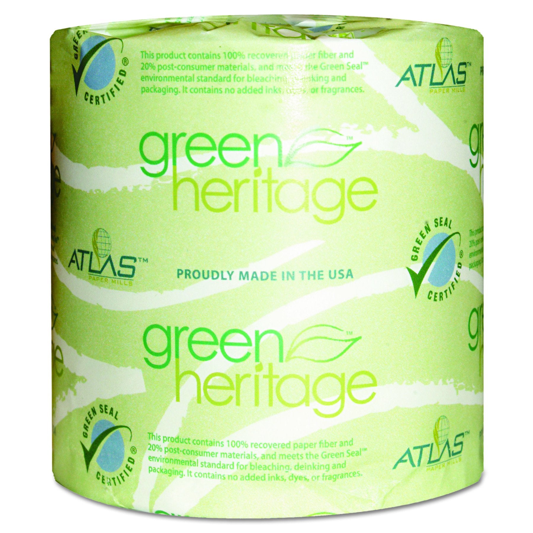 Bathrrom Tissue Green Heritage Improved 96 Ct