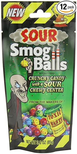 Toxic Waste Sour Smog Ball 3 Oz / 12 Ct