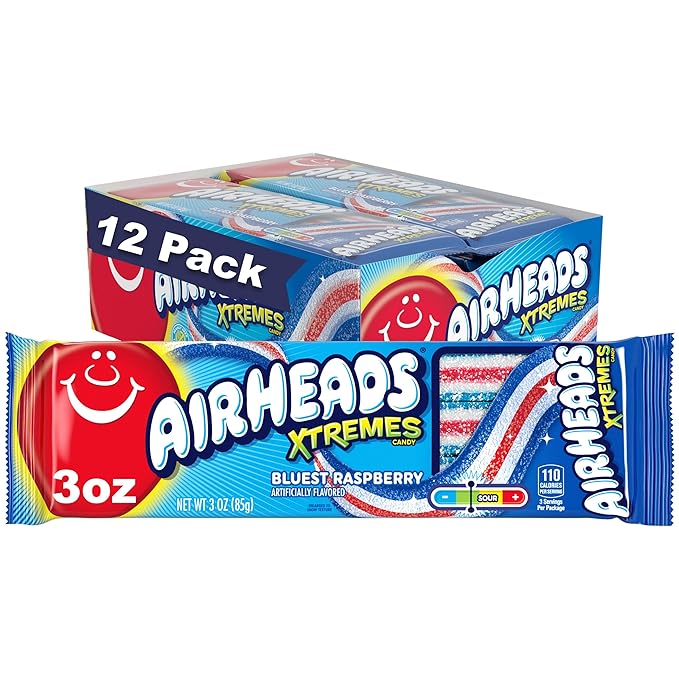 Airhead Xtrm Bluerasp 2 Oz / 18 Ct