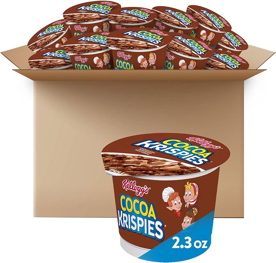 KEL CEREAL CUP COCOA KRISPIES 1.5 OZ / 6 CT