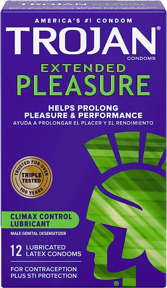 Trojan Extended Pleasure (Pur)(504848) 3 Pk / 6 Ct