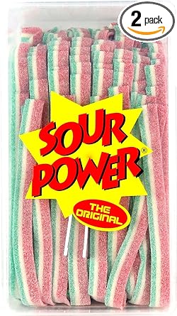 SOUR POWER BELTS WATERMELON 150 CT