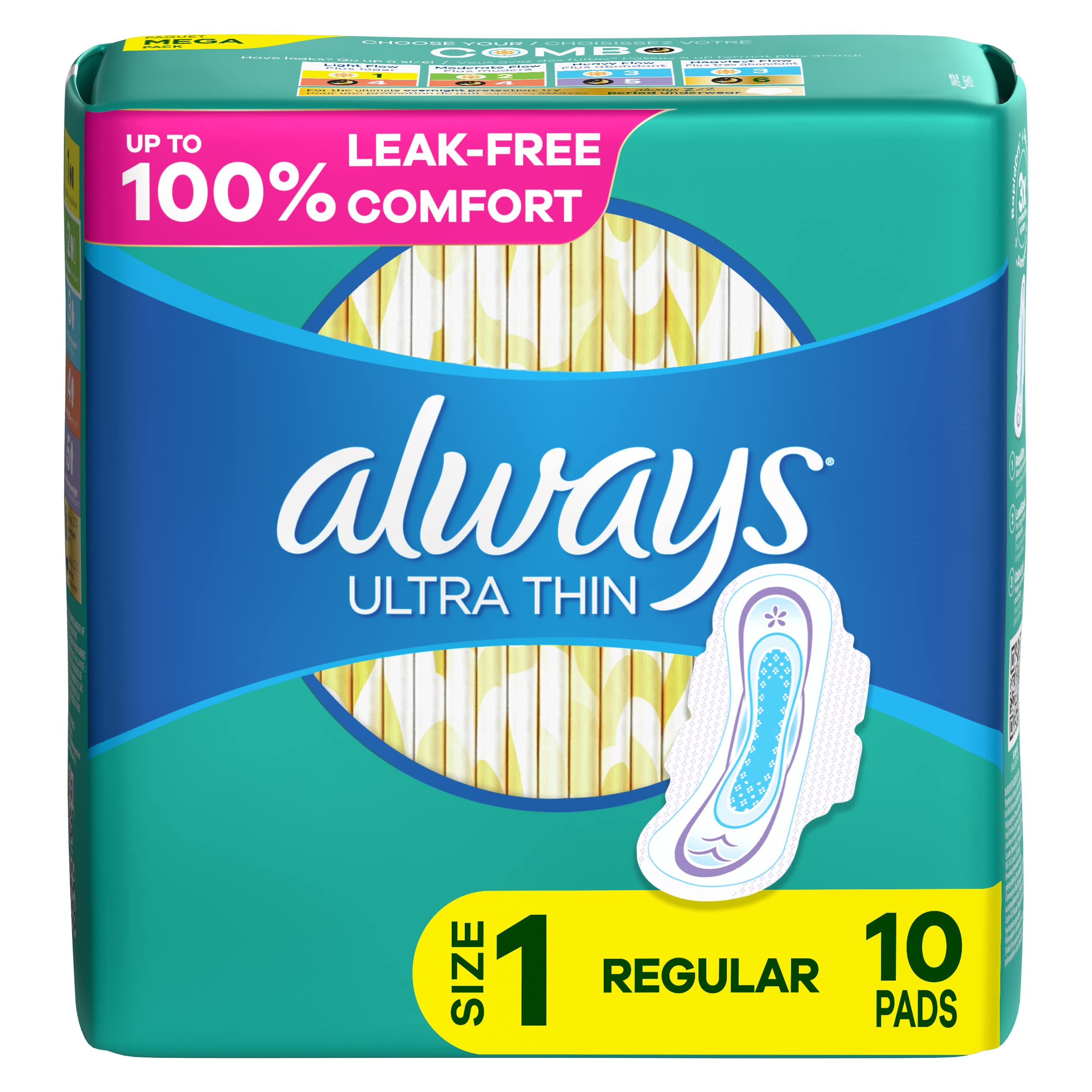 Always Ultra-Thin W/Wings 10 Pk / 1 Ct