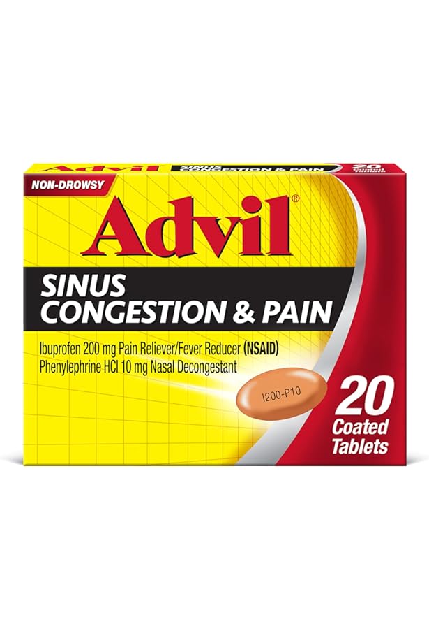 Advil Sinus Congestion Relief 1 Pk / 50 Ct