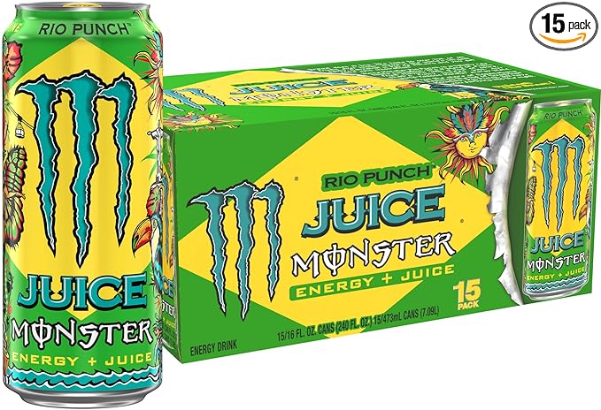 MONSTER LO-CARB 16 OZ / 24 CT