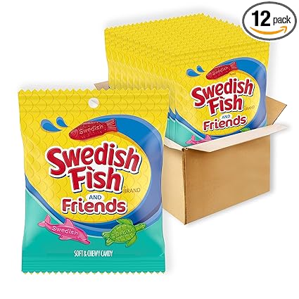 Swedish Fish Ast 8 Oz Box 12Ct