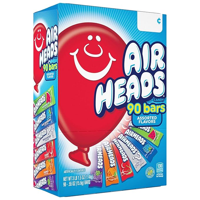 Airhead Assorted Bars 90Ct /1 Box