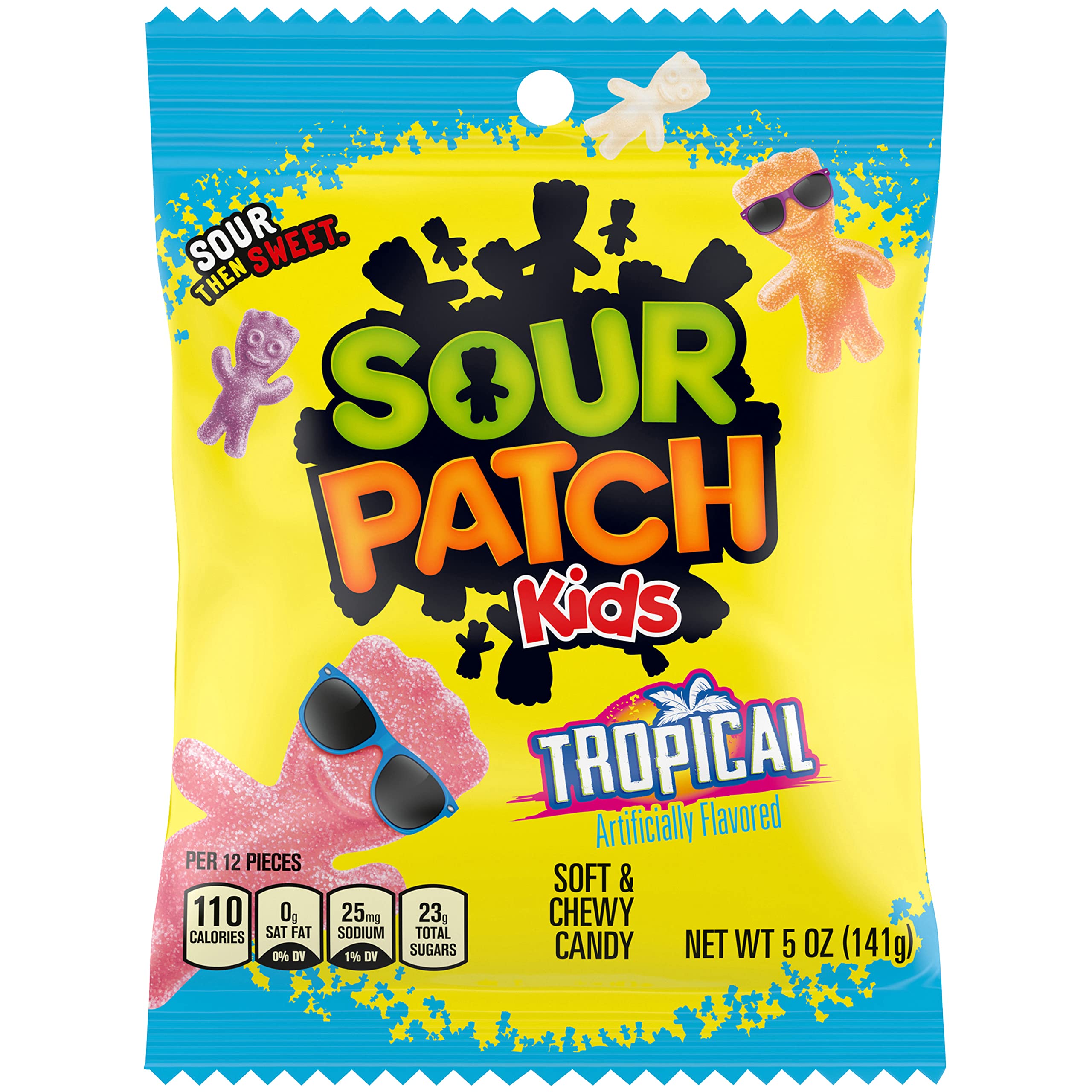 Sour Patch Tropical Fish 5 Oz / 12 Ct Bag