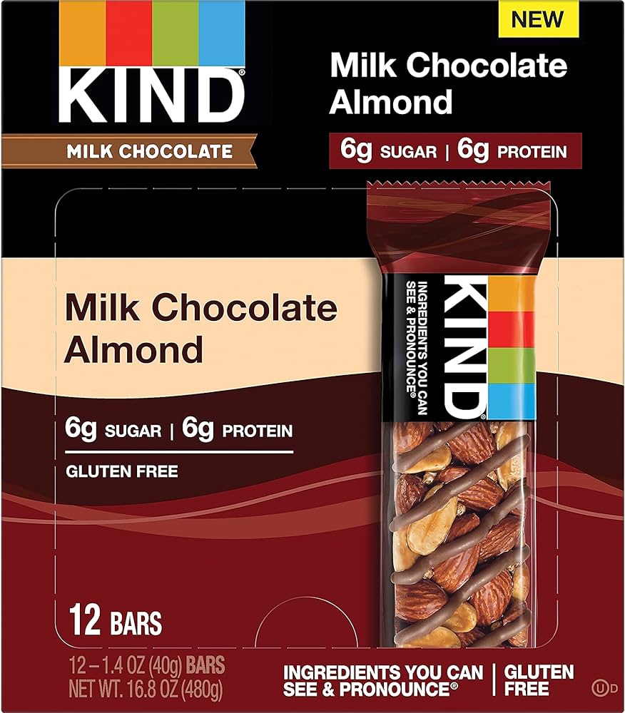 Kind Milk Chovolate Almond 1.4 Oz / 12 Ct