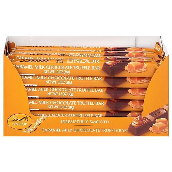 Lindt Lindor Truffle Bar Caramel 24 Ct