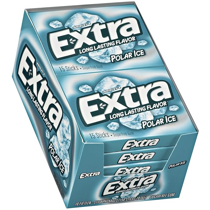 Extra 15 Pk / 10 Ct Polar Ice