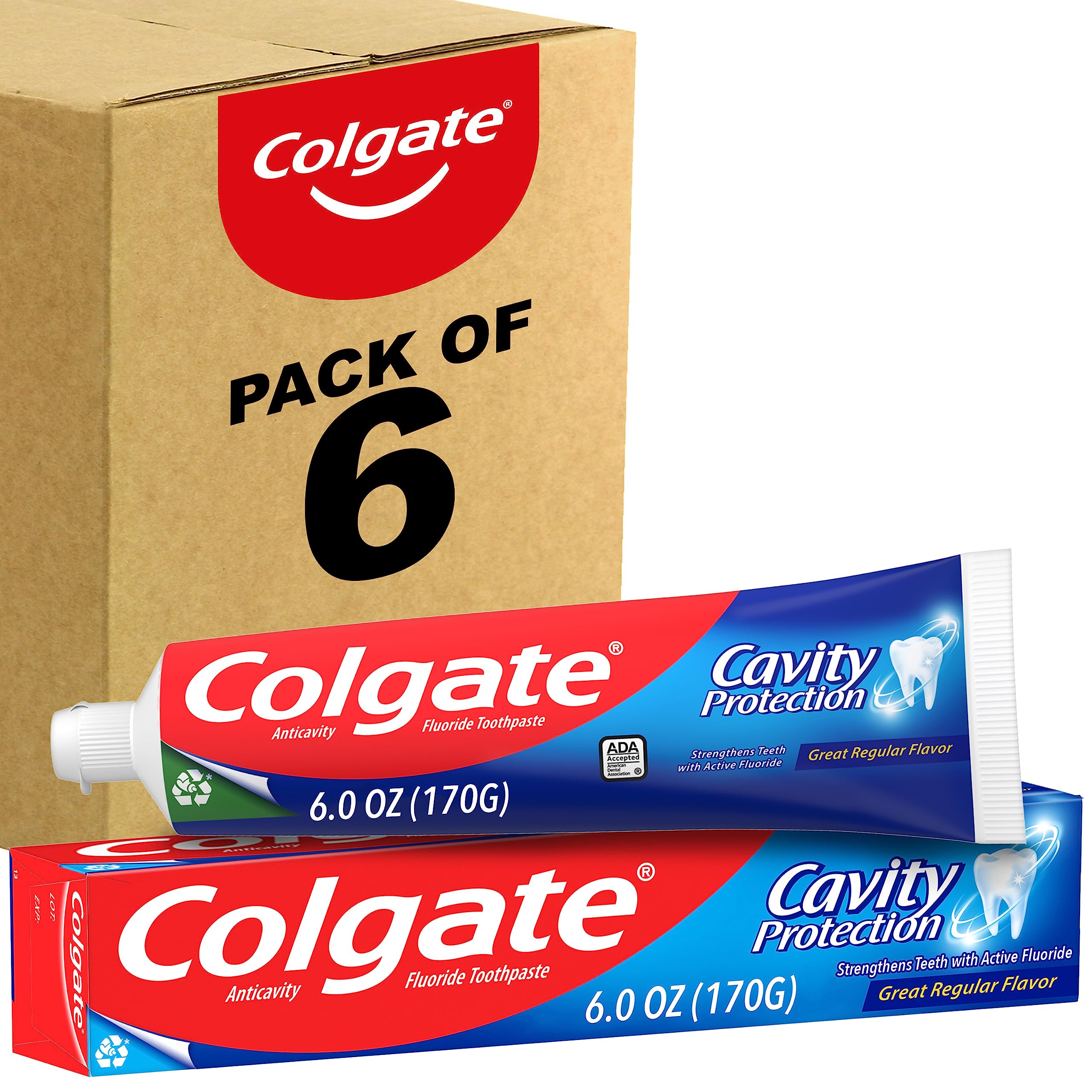 Colgate 2.8 Oz / 6 Ct Cavity Protection