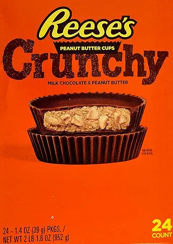 Peanut Butter Cups Giant 4 Pk / 3.2 Oz / 24 Ct