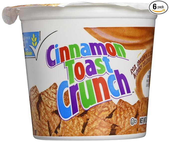 GM CEREAL CUP CINNAMON TOAST 2.1 OZ/6CT