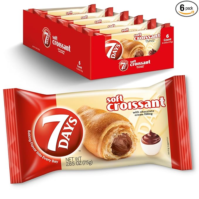 7 Days Croissants Choco 6 Ct