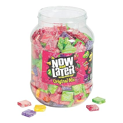 NOW AND LATER ASSORTED JAR 400 CT