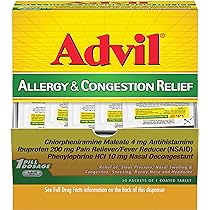 ADVIL ALLERGY & CONGESTION 1 PK / 50 CT