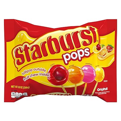 Starburst Pops 72 Ct Original