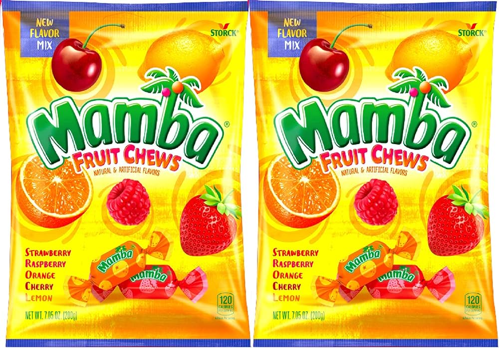 Mamba 7.05Oz 1Ct Bag Fruit Strips