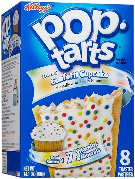 Pop Tarts Frosted Confetti Cupcake 8 Ct