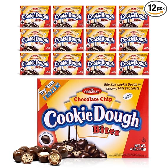 Cookie Dough Bites 3.1 Oz /12Ct Box