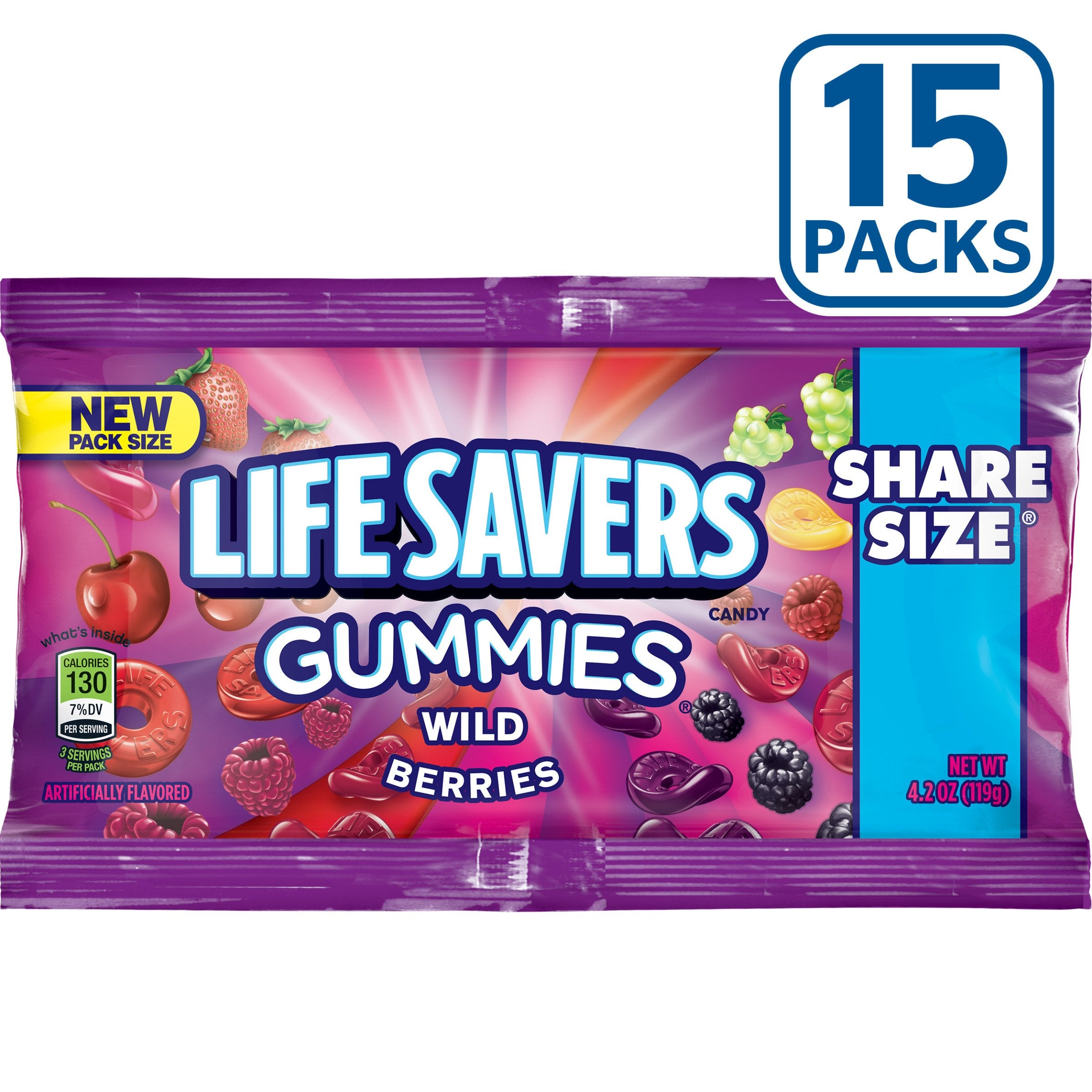 Lifesavers Gummies 4.2 Oz / 15 Ct Wild Berries