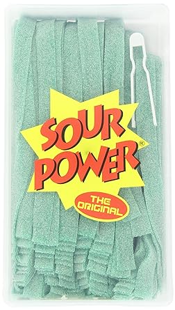 SOUR POWER BELTS GREEN APPLE 150 CT