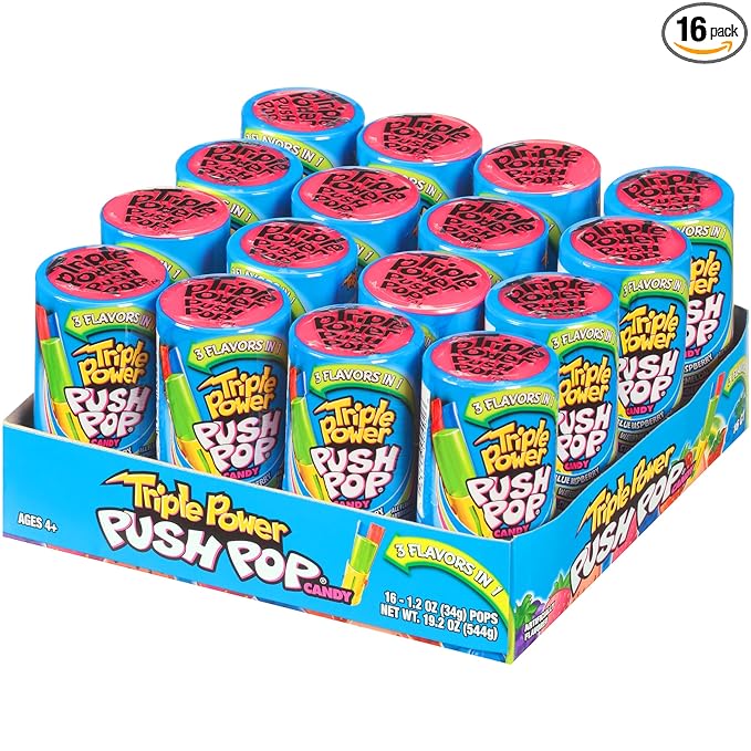 PUSH POP TRIPLE POWER 16 CT