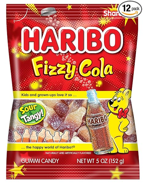 Haribo Fizzy Cola 5 Oz /1 Bag