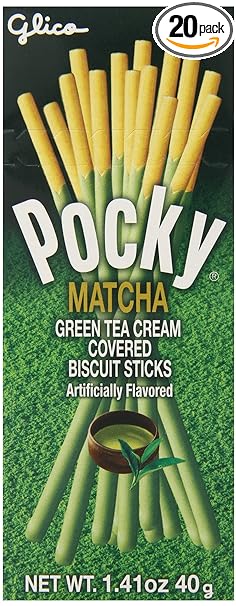 Pocky Matcha (Green Tea) 1.41 Oz /10Pk /1Ct