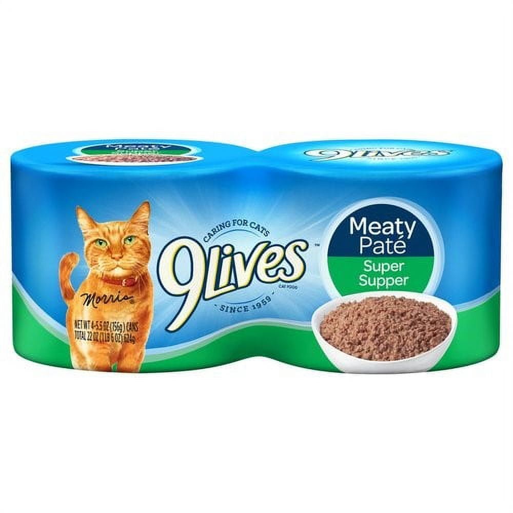 9 Lives Can 5.5 Oz / 4 Pk