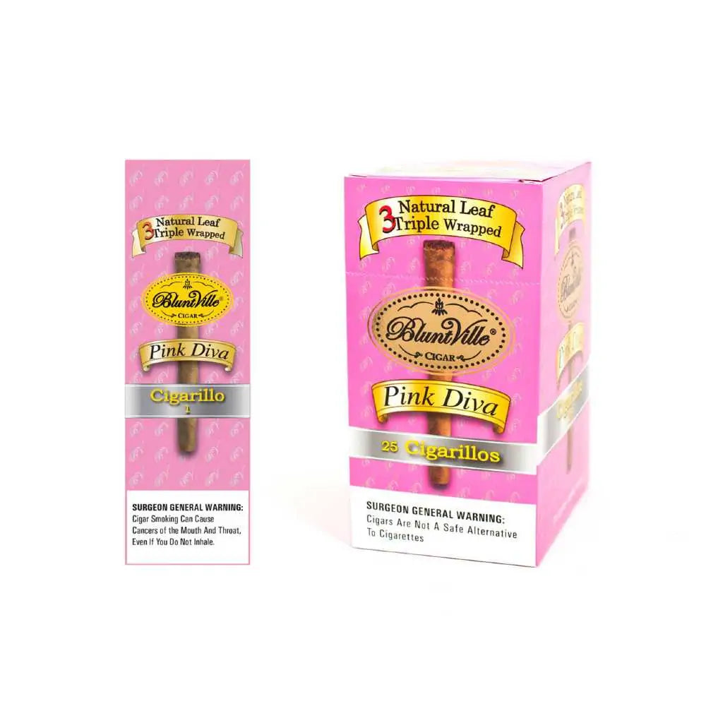 Blunt Ville Cigarillos 25 Ct Pink Diva