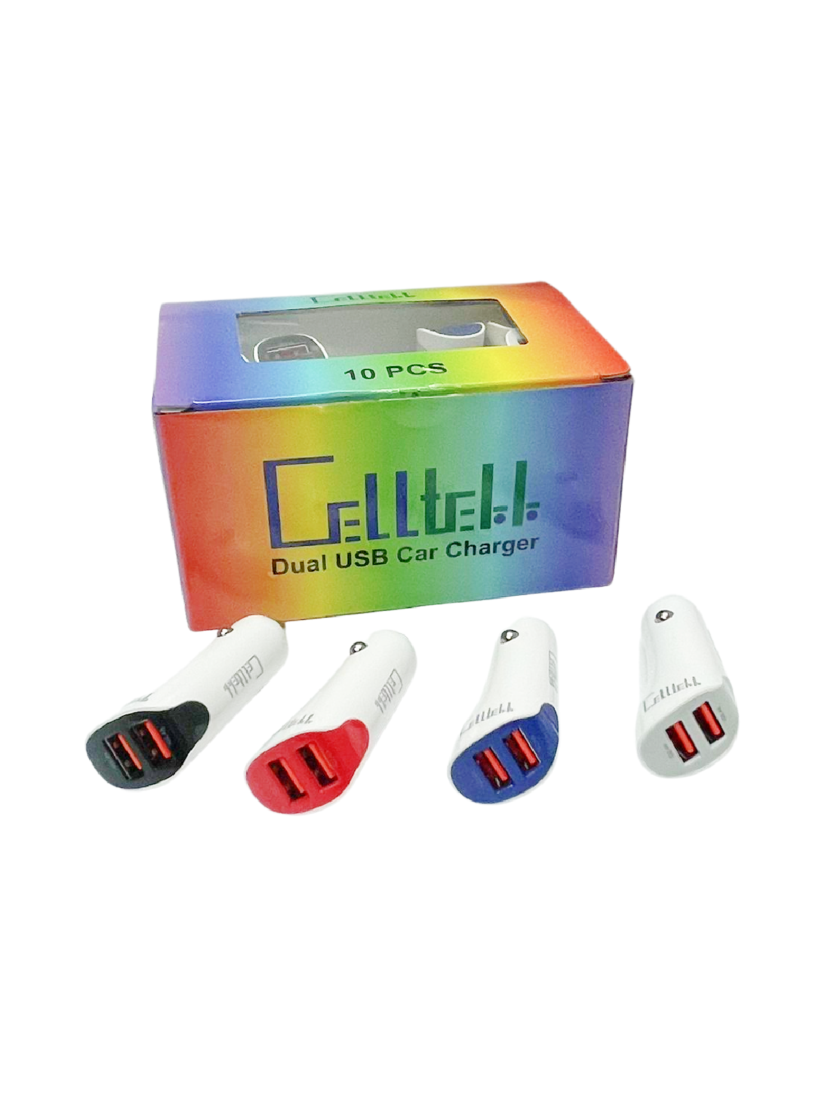 Celltekk Car Charger 10 Ct