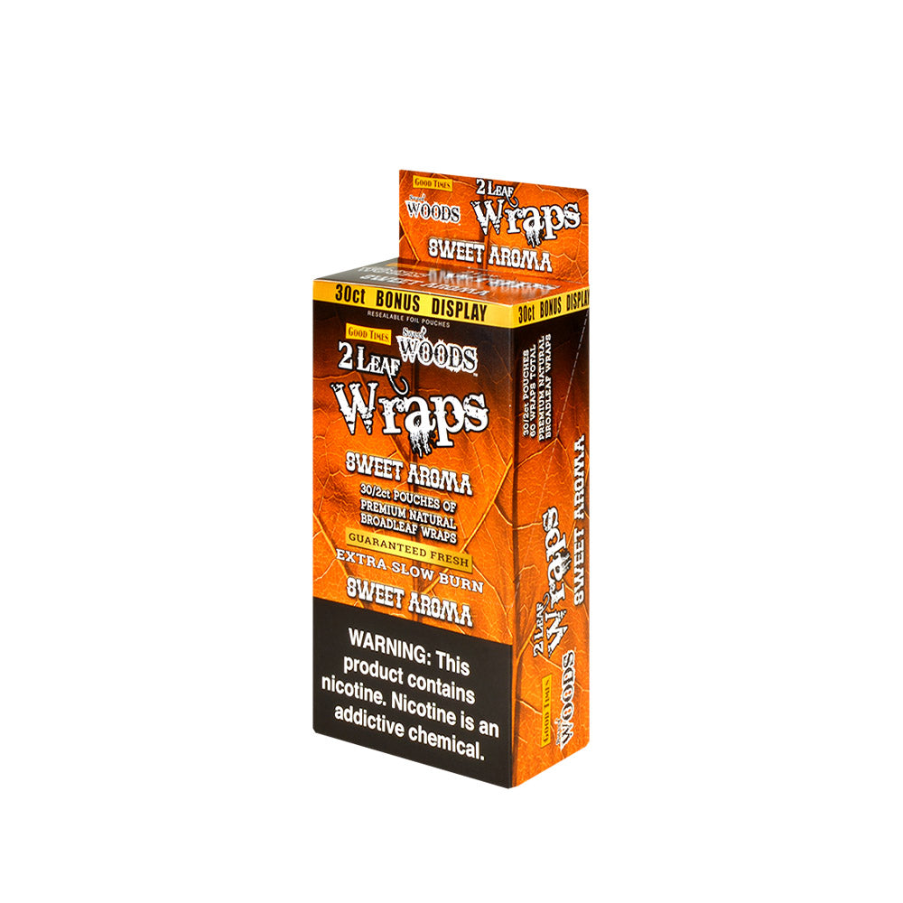 Good T W Leaf Wraps Honey Berry 2Pk / 30 Ct