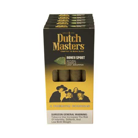 Dutch Master 4 Pk / 5 Ct Honey Sports