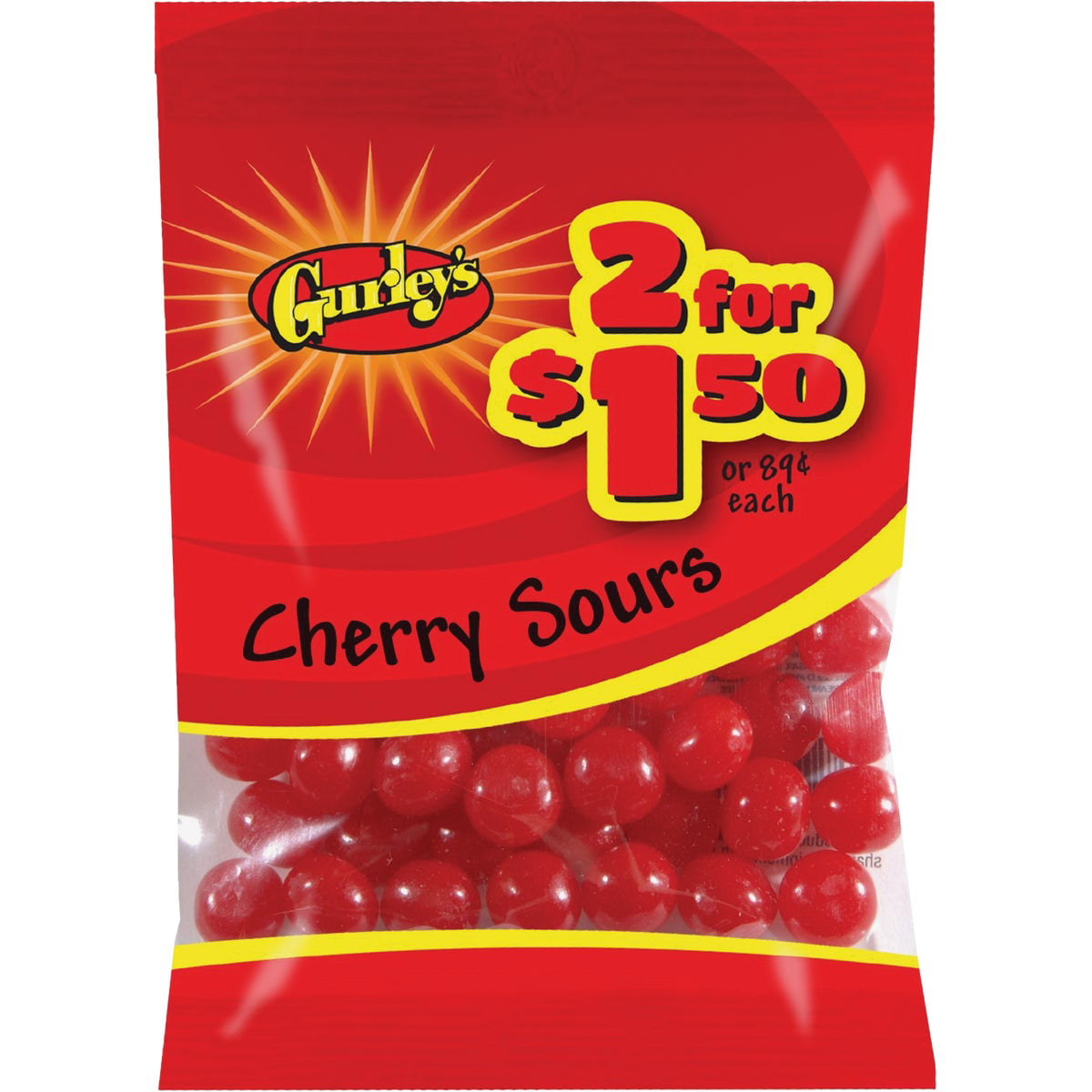 Gurleys 2F$2 / 12Ct Cherry Sours