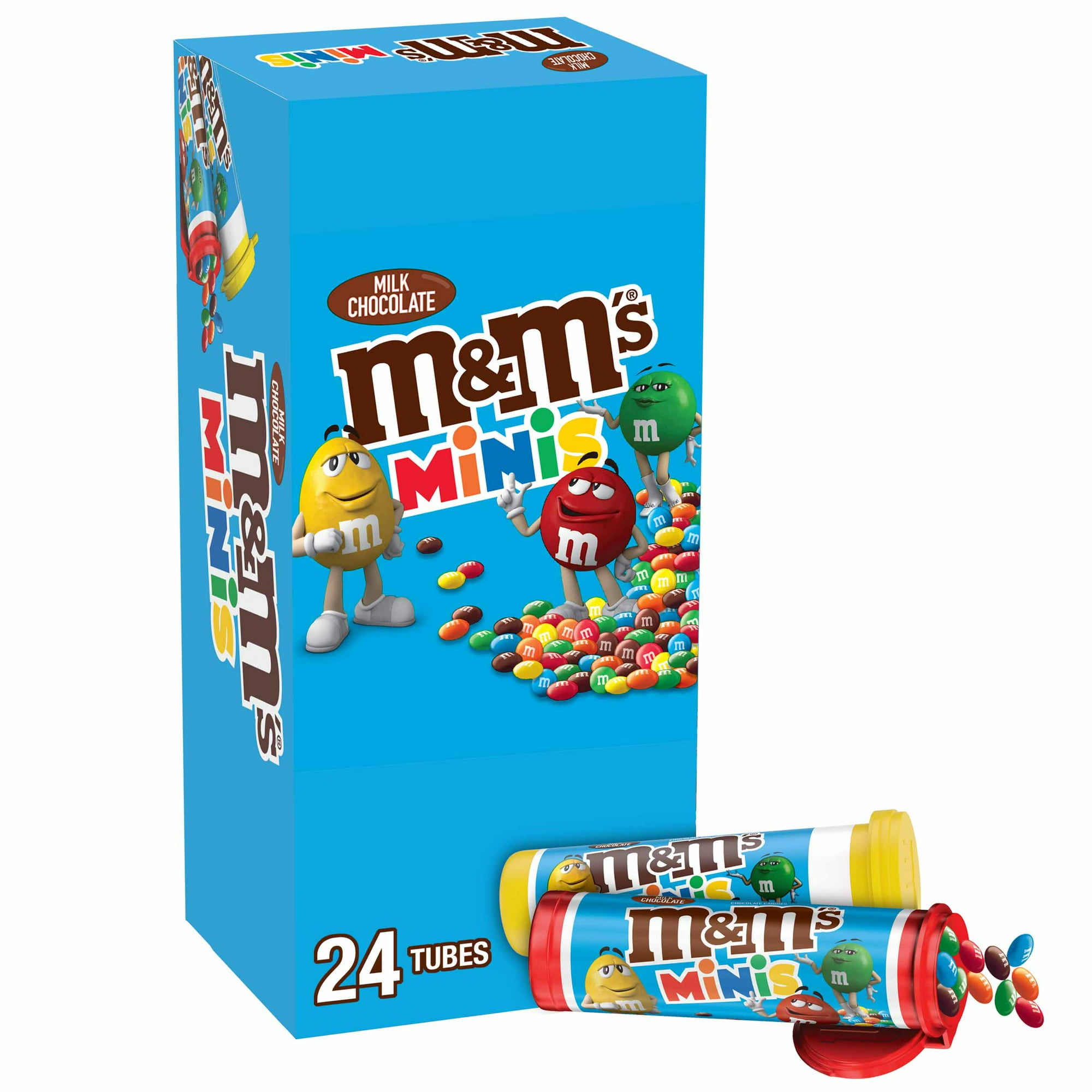 Mars/ M&M Tubes Mini Xmax 1.08 Oz/ 24 Ct