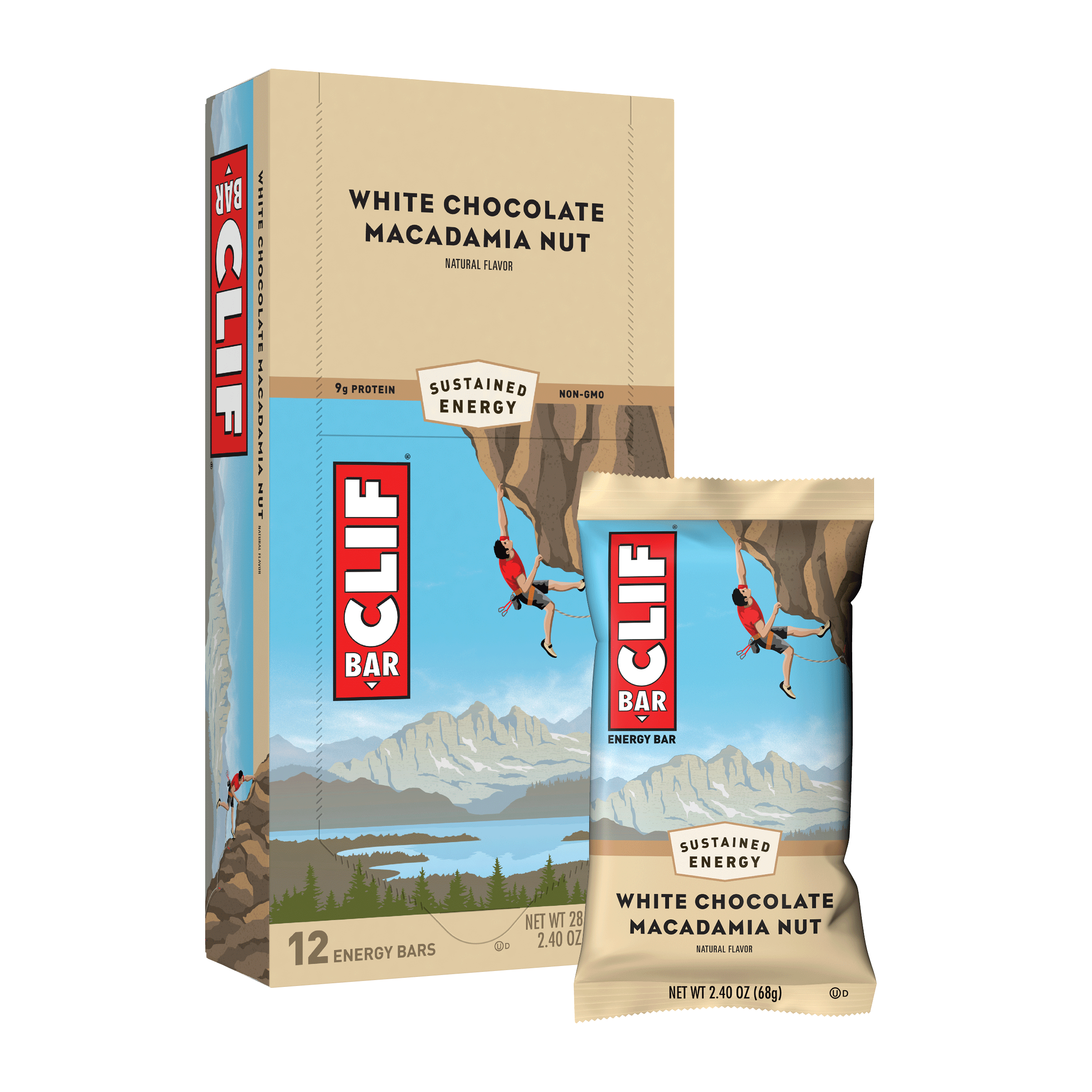 Clif Bar 12Ct White Chocolate