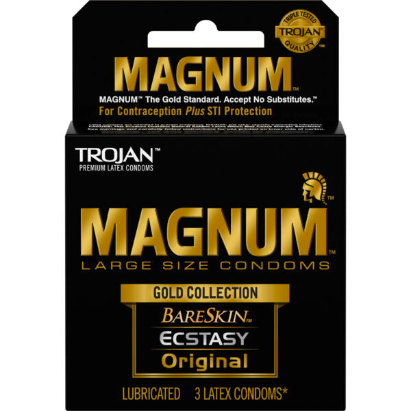 Trojan Gold Collection (Black)(504850) 3 Pk / 6 Ct