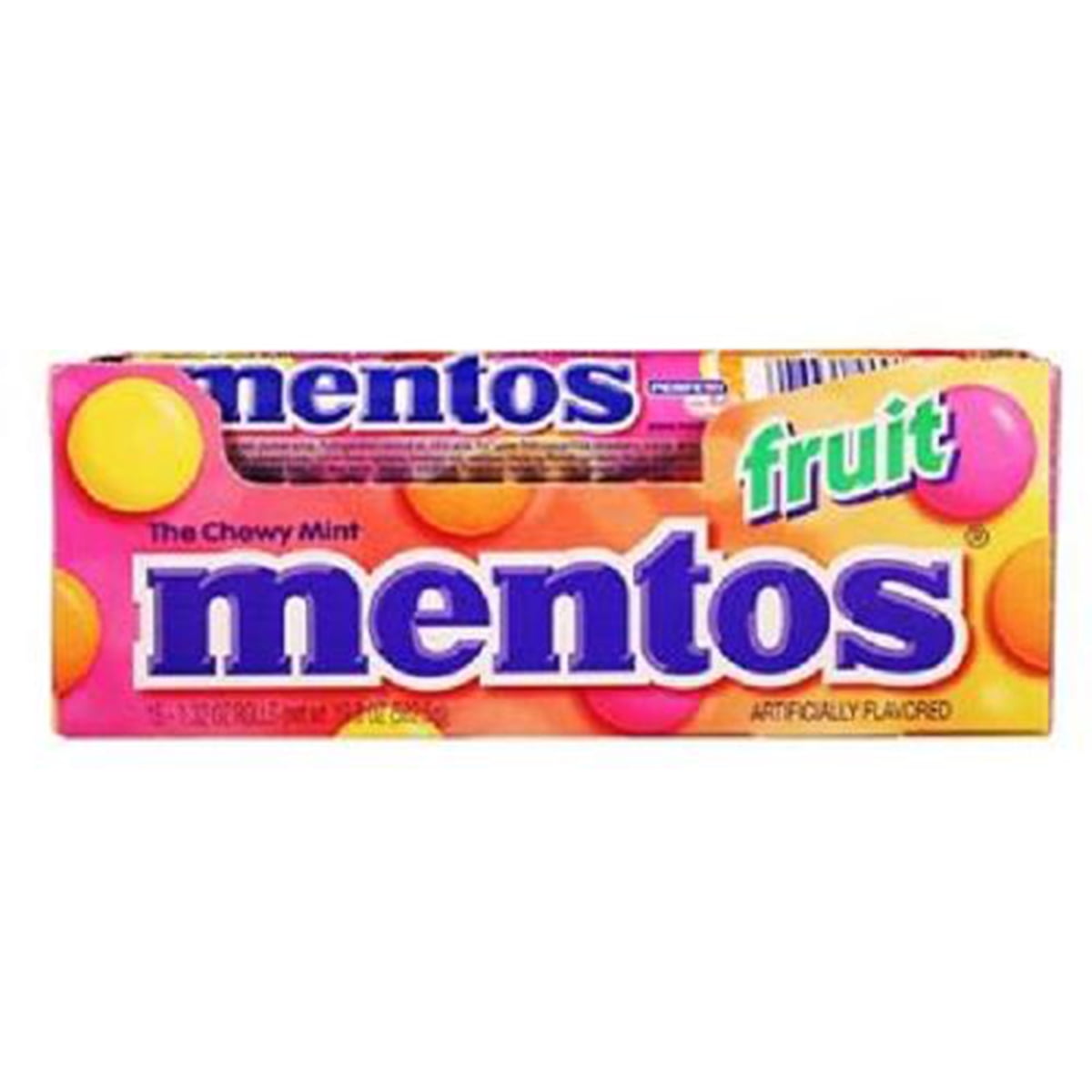 MENTOS MIX FRUIT 1.32 OZ / 15 CT