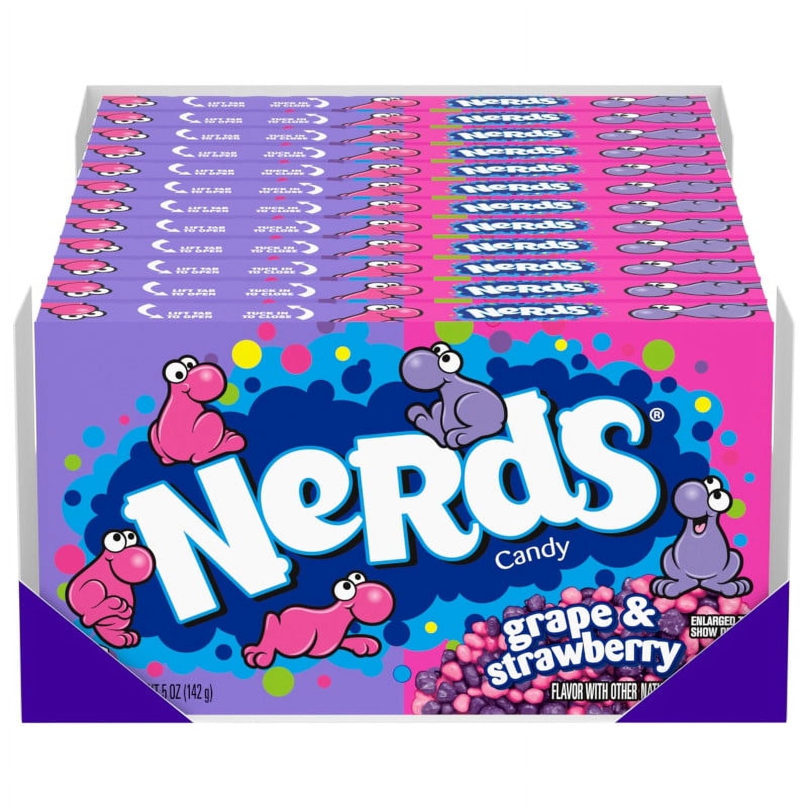 Nerds Grape & Straw 5 Oz / 12 Box