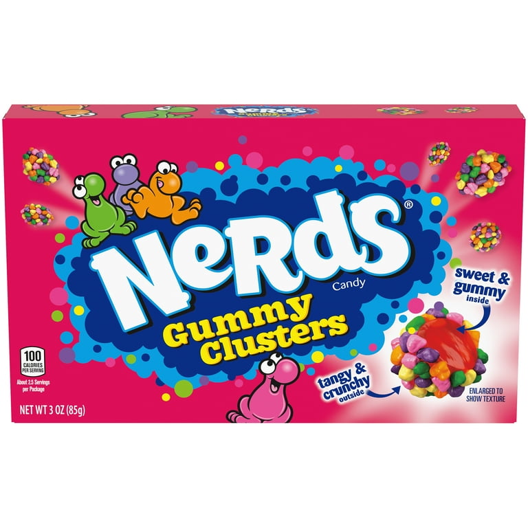 Nerds Gummy Clusters Rainbow Share 3 Oz / 12 Ct