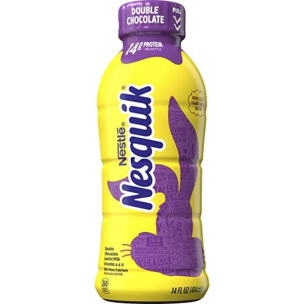 Nesquik Strawberry Banana Milk 14 Oz /12Ct