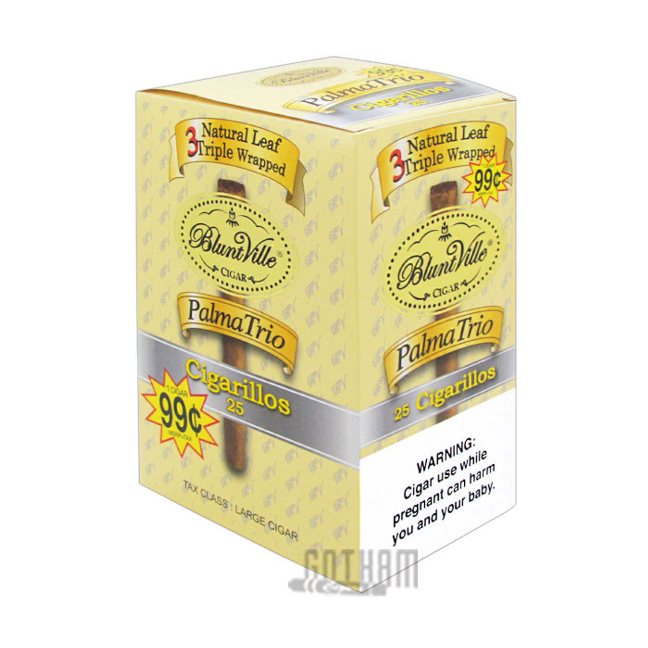 Blunt Ville Cigarillos 25 Ct Palma Trio