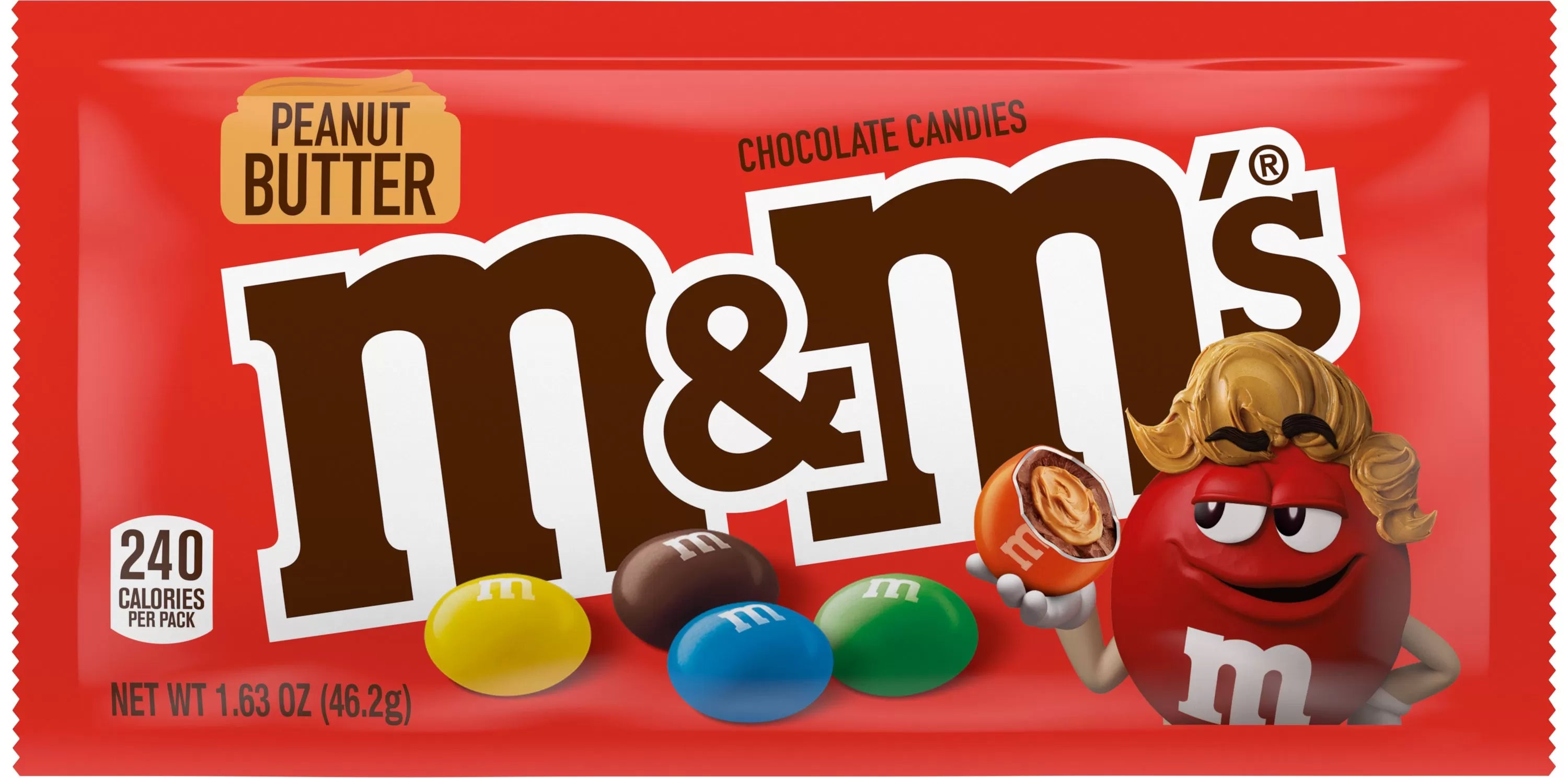 Mars/ M&M King 24 Ct Peanut Butter Red