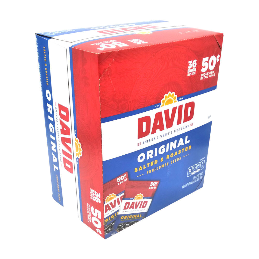 David Sunflower Reg $.69 .09 Oz / 36 Ct