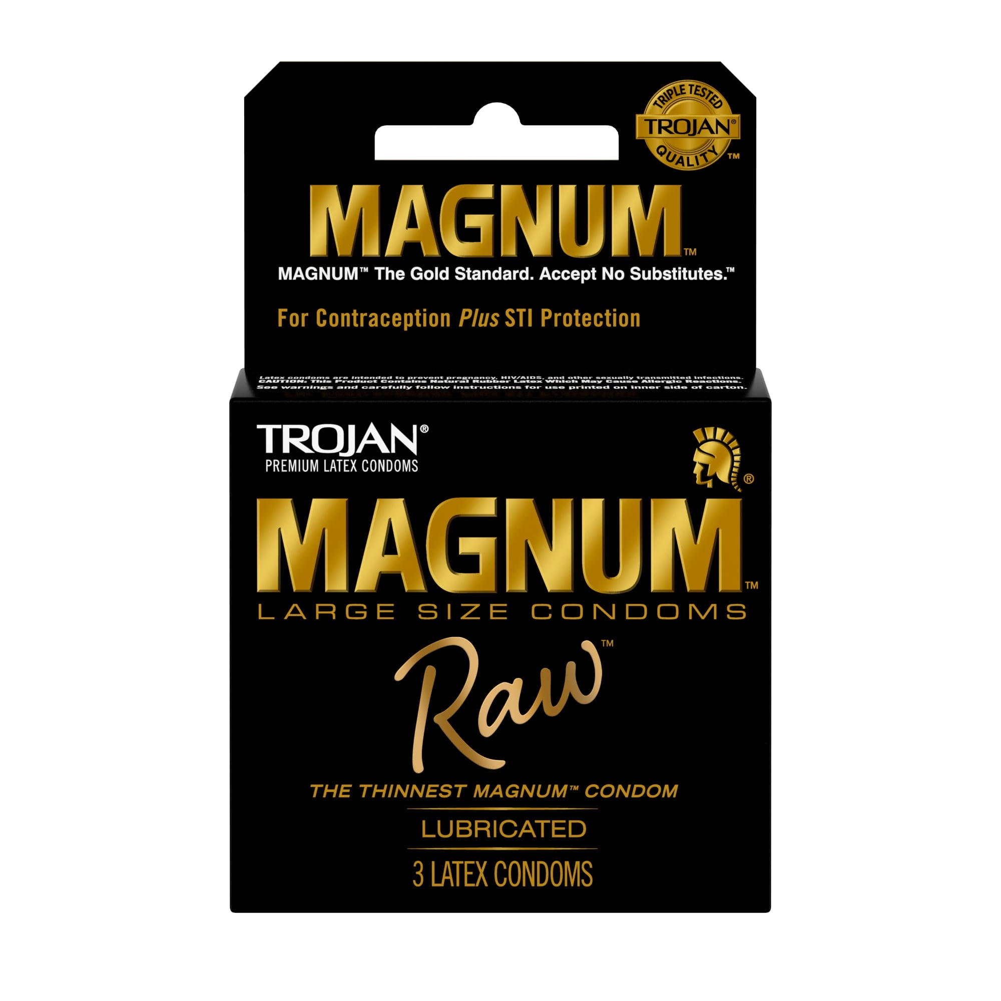 Trojan magnum raw (509103) 3 Pk / 6 Ct