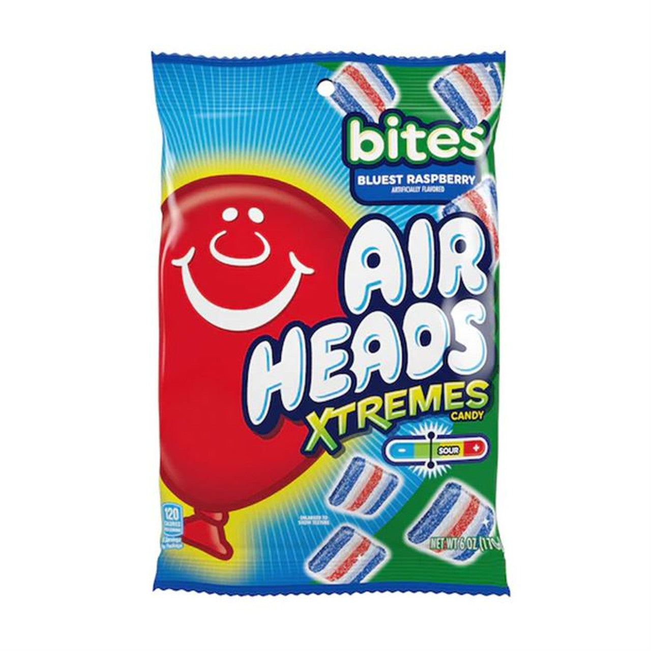 Airhead Xtremes Bites Blue Ras6 Oz / 1 Ct