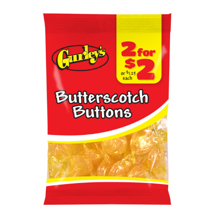 Gurleys 2F$2 / 12Ct Butterscoth Buttons