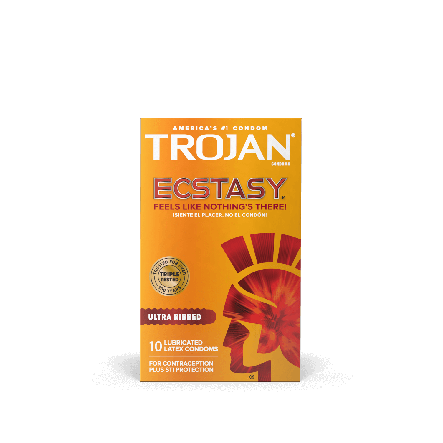 Trojan Ultra Ribb Ecstasy(Yell)(018202)3 Pk / 6 Ct